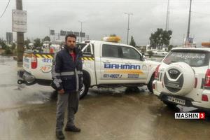 خدمات و تسهیلات ویژه گروه بهمن به خودروهای آسیب دیده در اثر سیل در استان گلستان و شهر شیراز